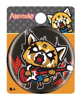 Picture of Aggretsuko Rock Out Button Pin Badge