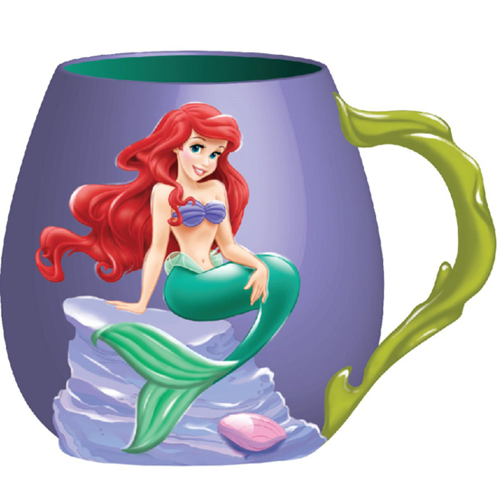 Picture of Disney Princess Ariel The Little Mermaid 3D Ceramic 15 Oz Mug