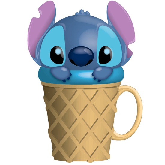 Picture of Disney Stitch Ice Cream Cone Ceramic 11 Oz Mug