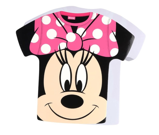 Picture of Disney Minnie Mouse Face Sticky Notes T-Shirt Shaped Novelty Office and Desk Supplies 2024