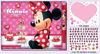 Picture of Disney Minnie Mouse Red Hearts Deluxe Autograph Book With Pen 50 Pages