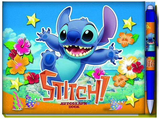 Picture of Disney Stitch Deluxe Autograph Book With Pen
