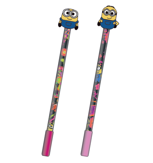 Picture of Universal Minions Bob & Dave Topper 2 Pack Novelty Gel Pen