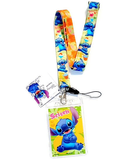 Picture of Disney Stitch All Over Print Lanyard With Card Holder