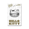 Picture of Sanrio Hello Kitty Face Deluxe Pewter Lapel Pin Silver Color