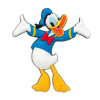 Picture of Disney Donald Duck Soft Touch PVC Magnet