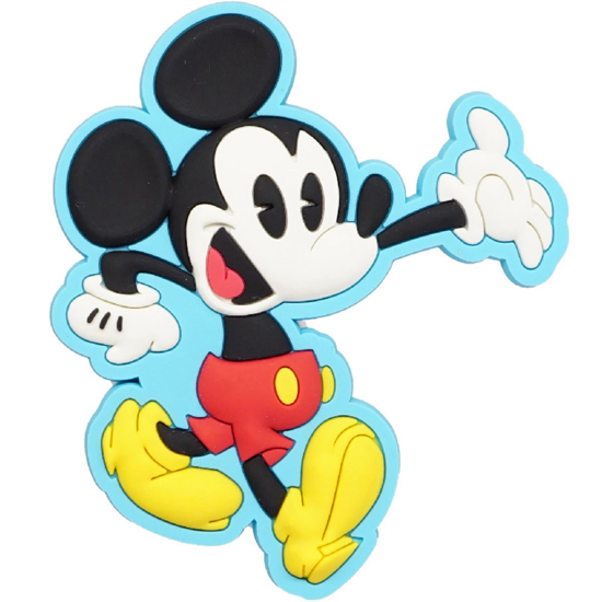 Picture of Disney Mickey Mouse Walking Blue Background Soft Touch Magnet
