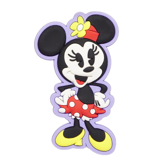 Picture of Disney Minnie Mouse Purple Outline Soft Touch PVC Magnet