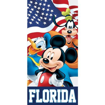 Picture of Disney Flag Friends Mickey Donald Goofy Beach Towel