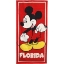 Picture of Disney Classic Mickey Red Beach Towel