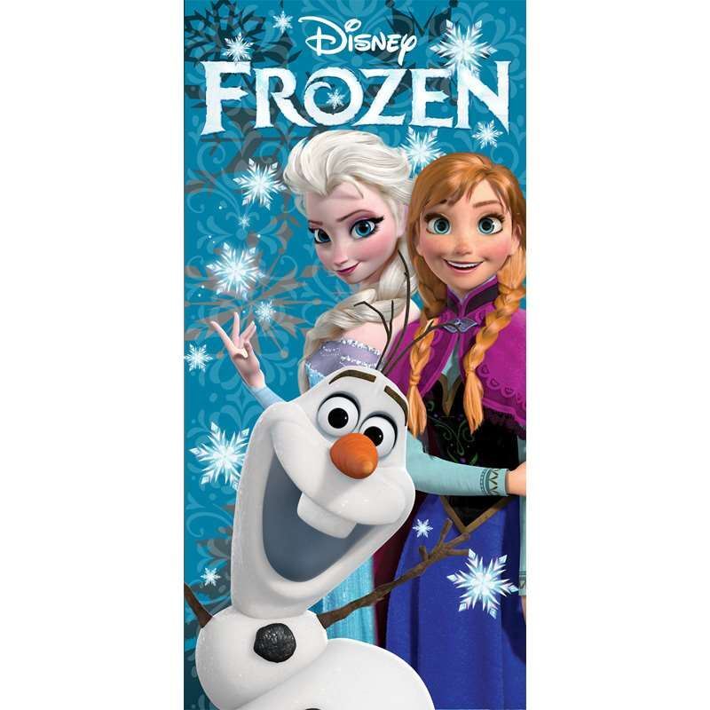 Licenced Disney Frozen Anna and Elsa Beach Bath Towel 