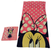 Picture of Disney Minnie Mouse 2 Piece Bath Towel Set Pink
