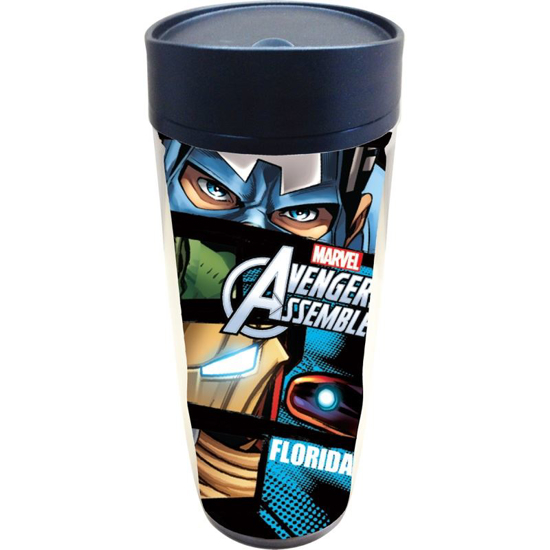 Picture of Disney Marvel Eyes Captain America Hulk Travel Mug