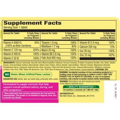 Picture of Spring Valley Prenatal Multivitamin 240 tablets