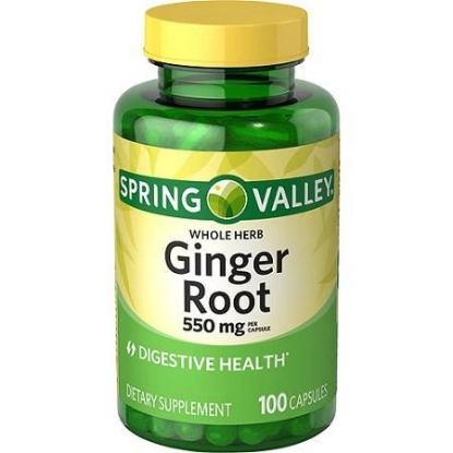 Picture of Spring Valley Whole Herb Ginger Root 550mg 100 ct