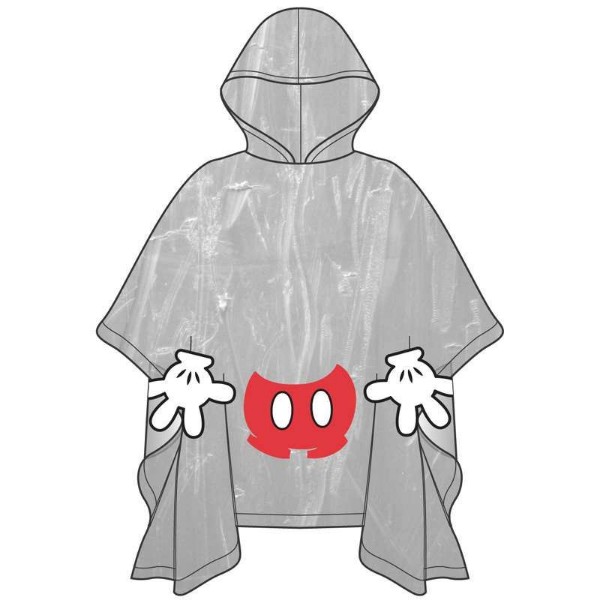 Picture of Disney Mickey Parts Rain Poncho Youth