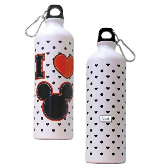 Picture of Disney Mickey Heart Aluminum Water Bottle