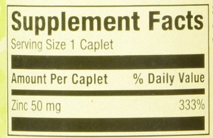 Picture of Spring Valley - Zinc 50 mg, 200 Ct