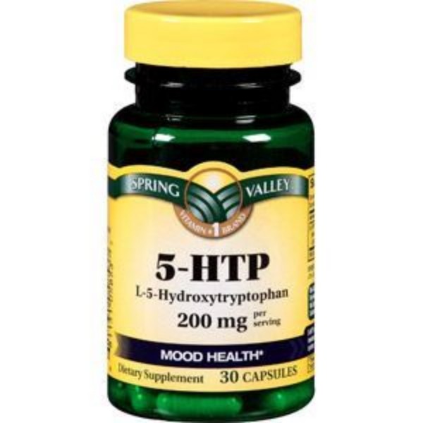 Picture of Spring Valley Natural 5-HTP/L-5-Hydroxytryptophan, 200mg, 30 Capsules
