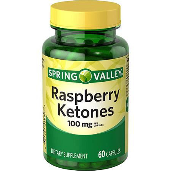 Picture of Spring Valley Raspberry Ketones Dietary Supplement, 100mg, 60 count