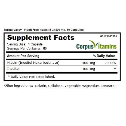 Picture of Spring Valley Dietary Supplement Niacin