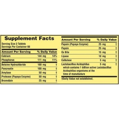 Picture of Spring Valley Multi-Enzyme Probiotic 200 Tablets