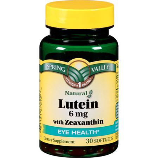 Picture of Spring Valley - Lutein 6 mg, 30 Softgels