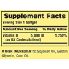Picture of Spring Valley - Vitamin D-3 5000 IU, 250 Softgels