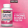 Picture of Kirkland Signature Calcium 600 mg + D3 For Strong Bones and Teeth 500 Tablets Each (PACK OF TWO)