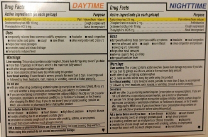 Picture of Kirkland Signature Day (2x60ct)/Night Time (48ct) Cold Multi-symptom