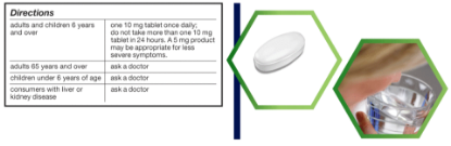 Picture of Kirkland Signature Aller-Tec Cetirizine Hydrochloride Tablets, 10 mg, 365 Count