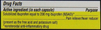 Picture of Kirkland Signature Ibuprofen 200 mg, 360 Liquid Filled Capsules