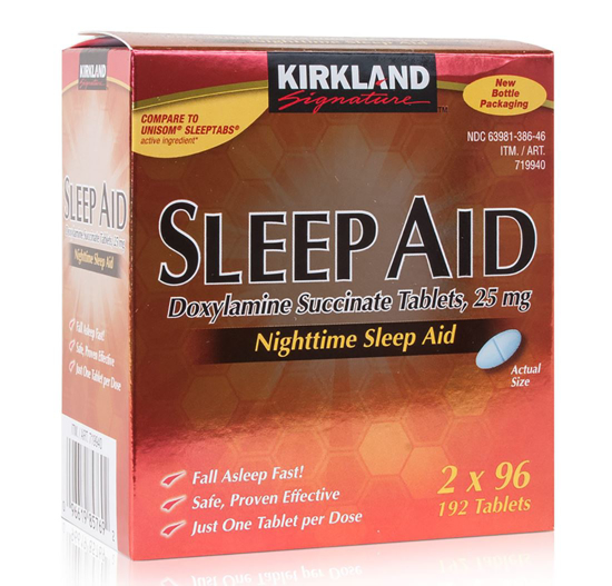 Picture of Kirkland Signature Sleep Aid Doxylamine Succinate 25 Mg, 192-Count Personal
