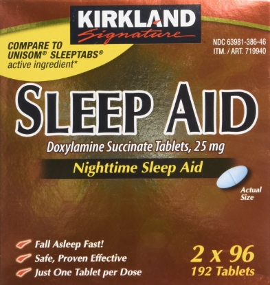 Picture of Kirkland Signature Sleep Aid Doxylamine Succinate 25 Mg, 192-Count Personal