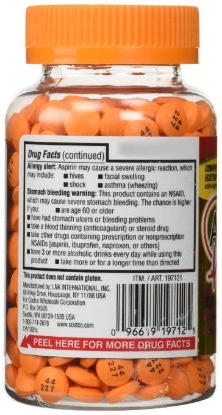 Picture of Kirkland Signature Safety Coated Enteric Aspirin 325 mg 500 Tablets