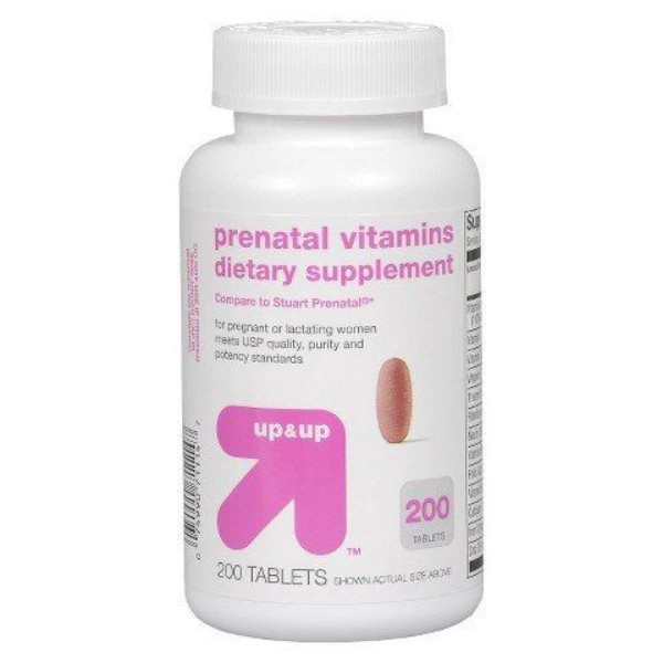 Picture of ONLY 1 IN PACK Up & Up Prenatal Vitamins Dietary Supplement, Compare to Stuart Prenatal, 200 Tablets