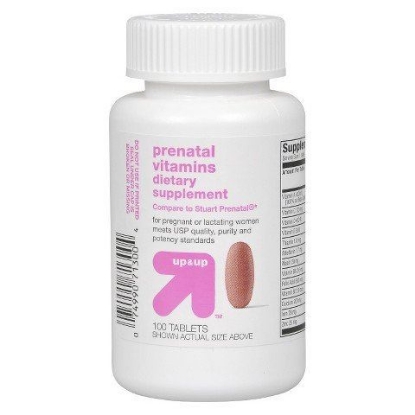 Picture of ONLY 1 IN PACK Up & Up Prenatal Vitamins Dietary Supplement, Compare to Stuart Prenatal, 200 Tablets