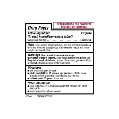 Picture of Member's Mark Mucus Relief 400 Count Formerly Known as Simply Right