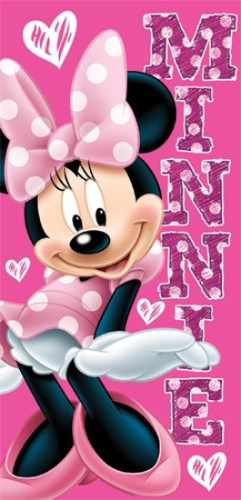 Picture of Disney Sassy Hearts Minnie Beach Towel