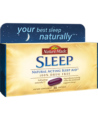 Picture of Nature Made Natural Sleep Aid Liquid Softgels, 30ct