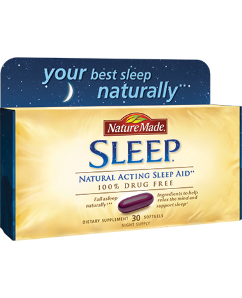Picture of Nature Made Natural Sleep Aid Liquid Softgels, 30ct
