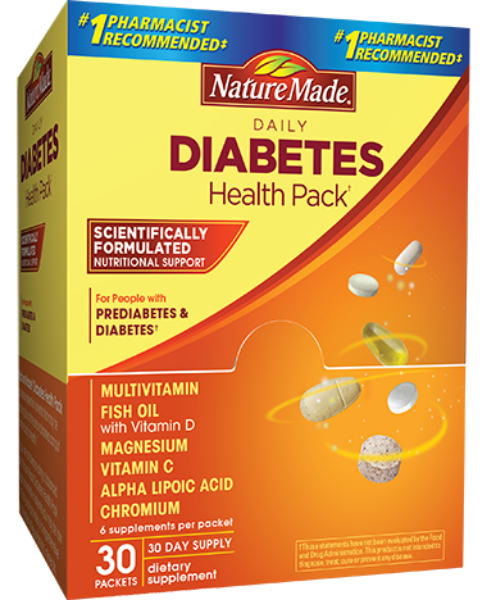 Picture of Nature Made Diabetes Health Pack 60 Packets