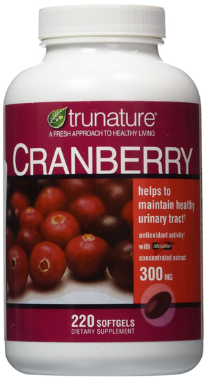 Picture of TruNature Cranberry 300 mg with Shanstar Concentrated Extract  220 count