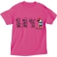 Picture of Disney Adult Womens Embroidered Sketchy Minnie T Shirt Pink