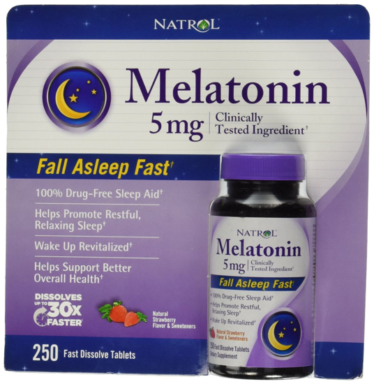 Picture of Natrol Melatonin 5mg Fast Dissolve - 250 ct.