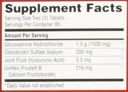 Picture of Schiff Move Free Joint Health Dietary Supplement Triple Strength 170 Tablets