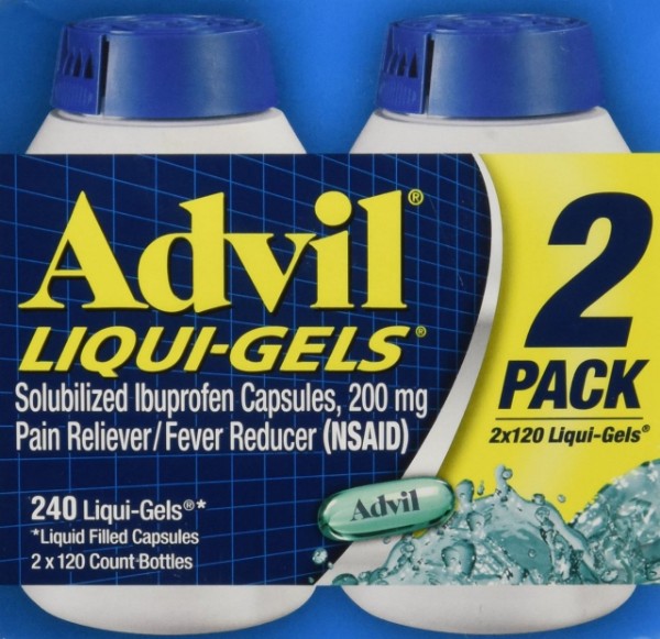 Picture of Advil Liquigels, 200 Miligrams, 240 Count 200mg