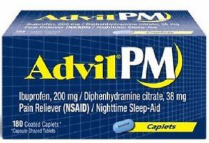 Picture of Cs-35 Advil 200 Mg Pain Reliever/ Fever Reducer 360 Coated Tablets + Advil Pm 200 Mg Pain Reliver/ Sleep Aid 180 Coated Tablets