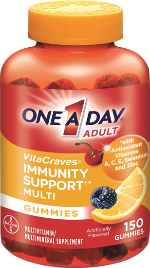 Picture of One A Day Vitacraves Immunity Gummies, 150 Count