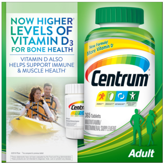 Picture of Centrum Adults Multivitamin Multimineral Supplement  425 Tablets